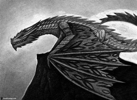 How to Draw a Wyvern - FinalProdigy.com