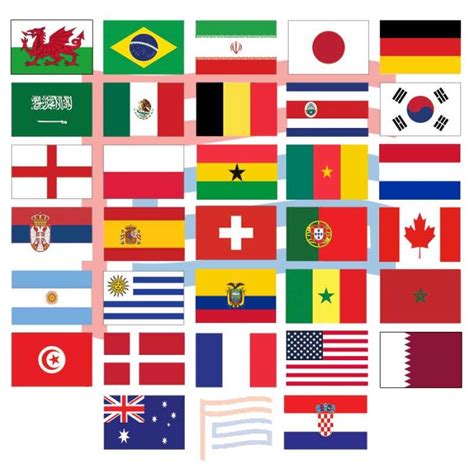 World Cup Flags Pack | World Cup Flags | The Flag Shop