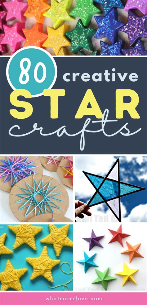 80+ DIY Star Crafts Ideas For Kids To Make (& Adults Too!) - what moms love