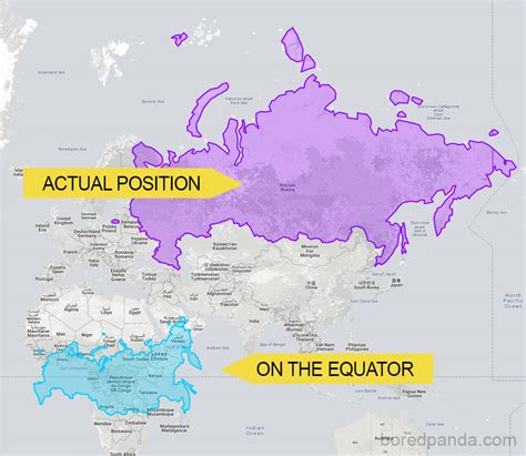 30 Real World Maps That Show The True Size Of Countries | Bored Panda