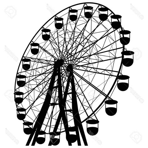 Ferris Wheel Silhouette Vector at GetDrawings | Free download