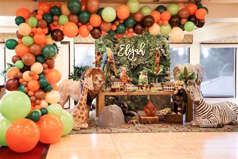 Kara's Party Ideas Jungle Safari Birthday Party | Kara's Party Ideas