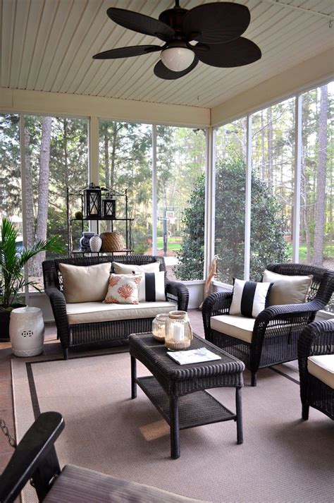 Home Tour | Porch furniture, Sunroom decorating, Screened porch designs