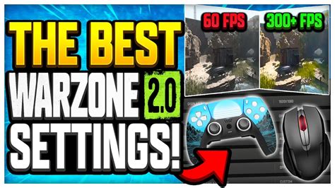 THE BEST WARZONE 2.0 SETTINGS!!! Graphics, Controller, Mouse & Keyboard ...