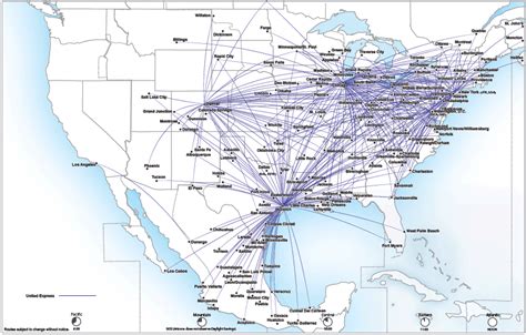 Expressjet Route Map | Us World Maps