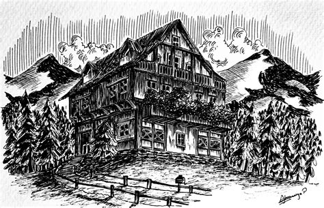 I drew a Swiss Chalet. What are your thoughts on this? : r/architecture