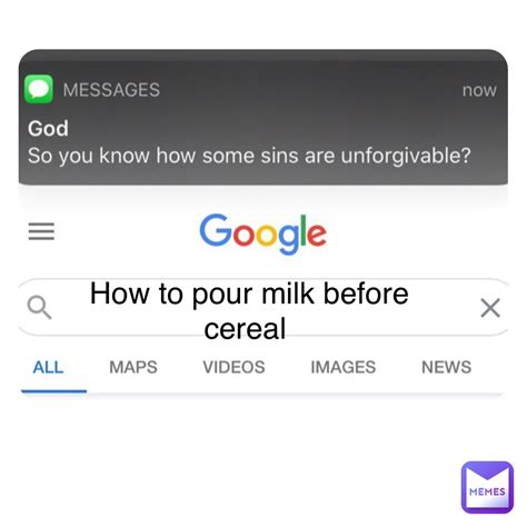 How to pour milk before cereal | @6_F_R_O_S_T_9 | Memes