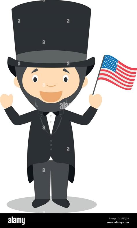 Abraham lincoln cartoon hi-res stock photography and images - Alamy