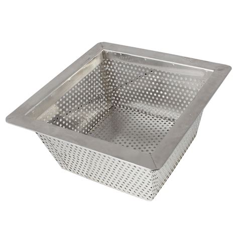 10 inch stainless steel floor sink basket for restaurants - Drain-Net