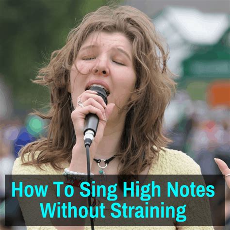 How To Sing High Notes Without Straining (Tips And Exercises)