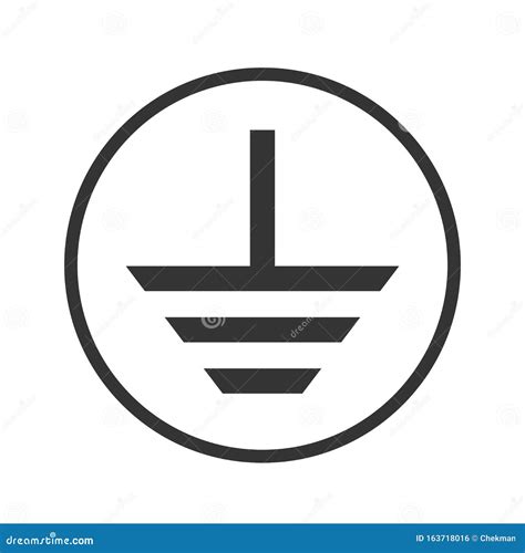 Electrical Grounding Symbol - Vector Stock Photo | CartoonDealer.com ...