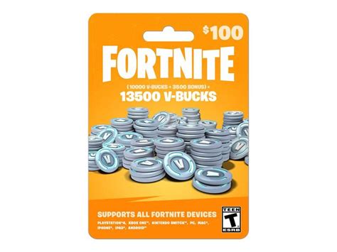 Free 2-day shipping. Buy FORTNITE $100.00 In-Game Currency Gift Card ...