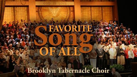 The Brooklyn Tabernacle Choir: Favorite Song of All - YouTube