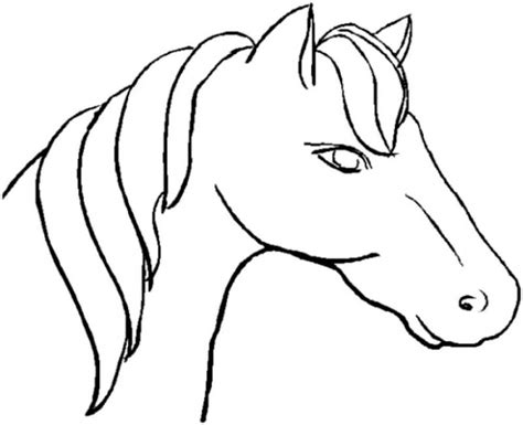 How To Draw An Easy Horse Head? • Support Wild