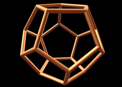 057 Dodecahedron 20 cm dE-9mm 3D model 3D printable | CGTrader