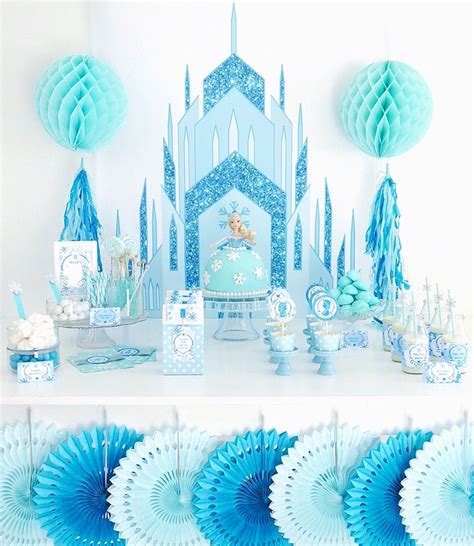 Kara's Party Ideas Shining & Shimmering Frozen Birthday Party | Kara's ...