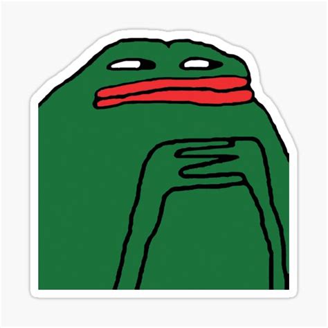 "Pepe Hmmm" Sticker for Sale by Gluttony | Redbubble