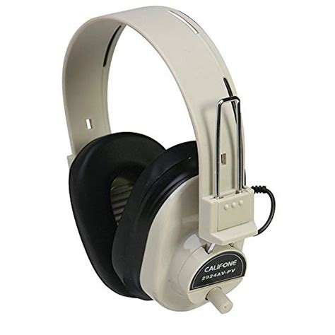 Amazon.com: Califone CAF2924AVPV Deluxe - Auriculares mono con control ...