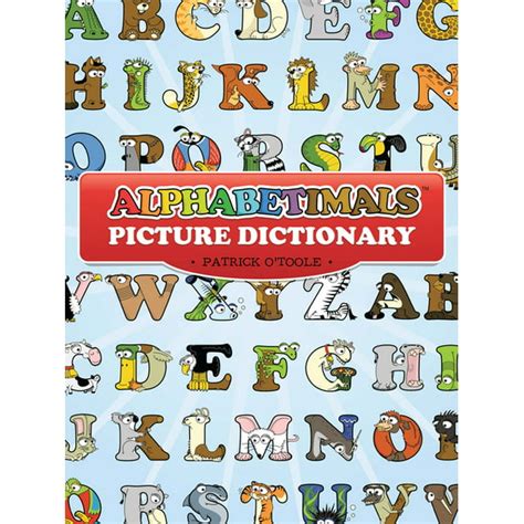 Dover Alphabet Coloring Books: Alphabetimals Picture Dictionary ...