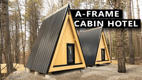 A-FRAME CABIN PREFAB KIT HOTEL! DEN Outdoors DIY Cabin Build Update ...