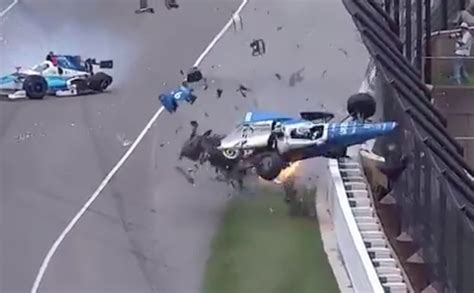 Watch These Two Drivers Survive an Insane Indy 500 Crash | Complex