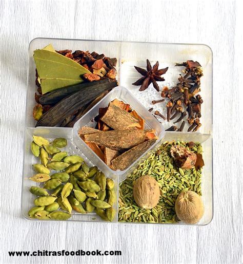 Biryani Spices List, Names, Pictures, Health Benefits | Chitra's Food Book