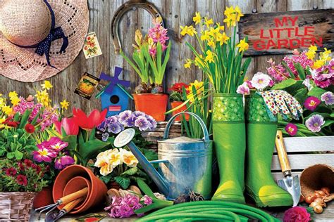 Garden Tools - 1000pc Jigsaw Puzzle by Eurographics | Garden tools ...