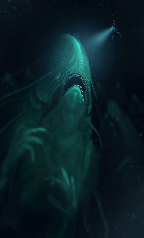 Deep Sea Monster Concept Art