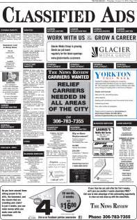 Current Classifieds October 13, 2016 by Yorkton News Review Archive - Issuu