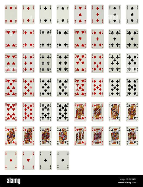 Full deck of 52 cards Stock Photo - Alamy