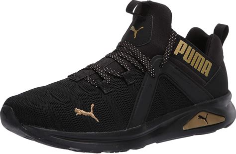 PUMA Women's Enzo Sneaker, Black-Gold, 6 M US | Walmart Canada