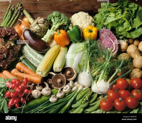 Vegetable Food Group Stock Photo - Alamy