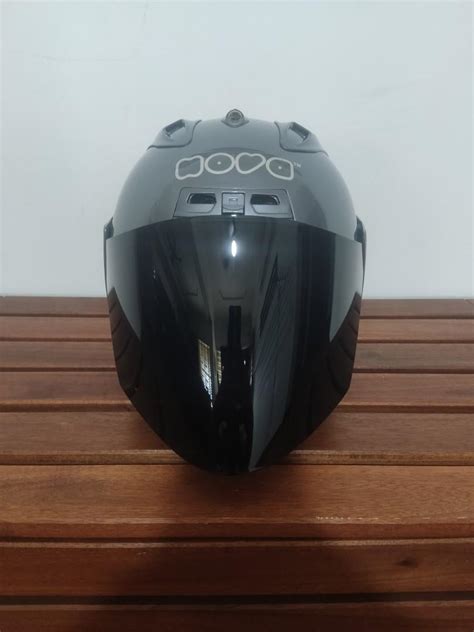 Nova helmet, Motorcycles, Motorcycle Apparel on Carousell