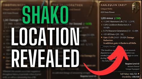 How to find SHAKO in Diablo 4! Dev Reveals ALL! - YouTube