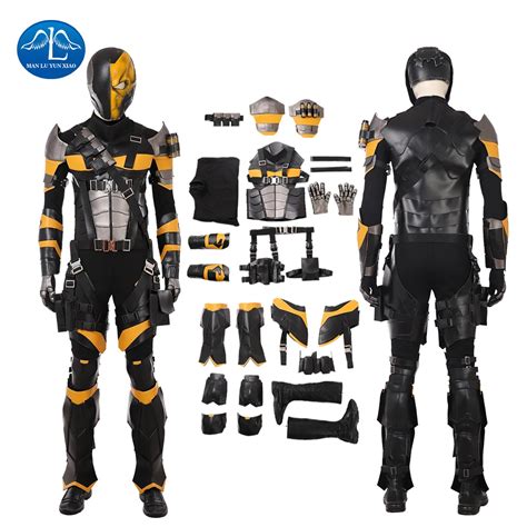 New Deathstroke Cosplay Costume Men Full Set Slade Joseph Wilson ...