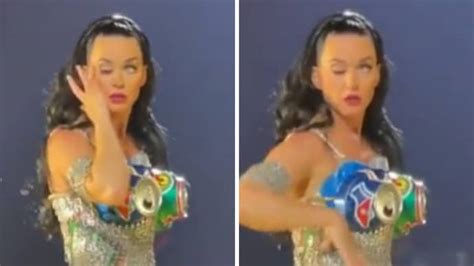 Katy Perry’s eye glitch on stage during concert in Las Vegas leaves ...