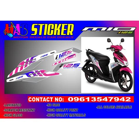 yamaha mio i 125 stock decals | Shopee Philippines