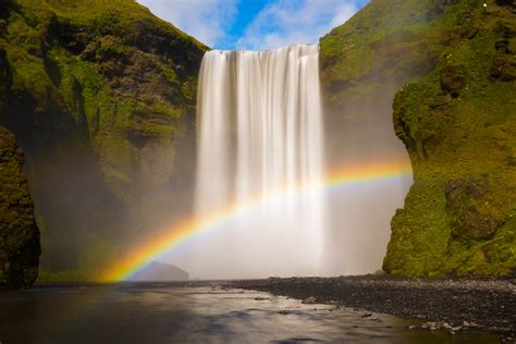 Rainbow at Skogafoss | Western Iceland | Joseph Rossbach Photography