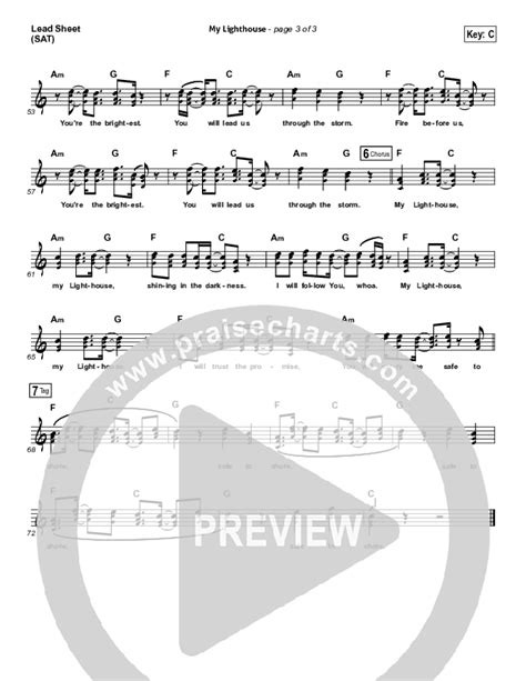 My Lighthouse Sheet Music PDF (Rend Collective) - PraiseCharts