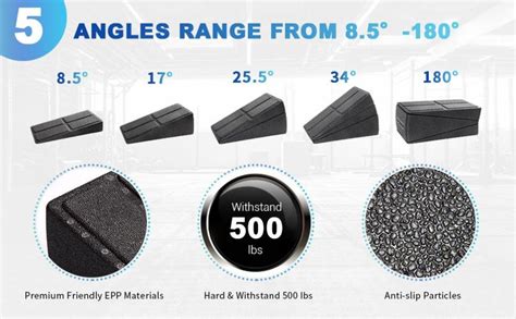 Squat Wedge Block Leg Stretcher Foot Wedge Foam Slant Board