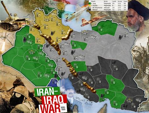 Iran-Iraq War Map