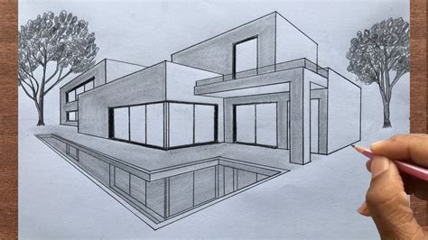 How To Draw A House In Two Point Perspective - Credittemporary30