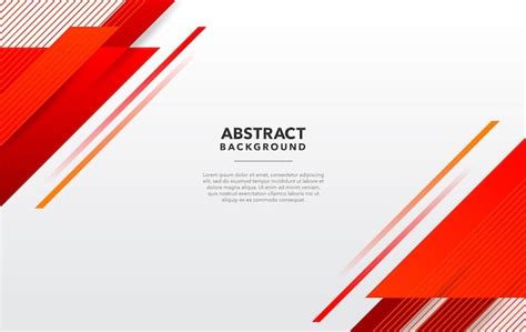 Premium Vector | Red modern abstract background design