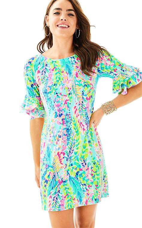 LULA DRESS - MULTI CATCH THE WAVE from Ocean Palm and Lilly Pulitzer ...