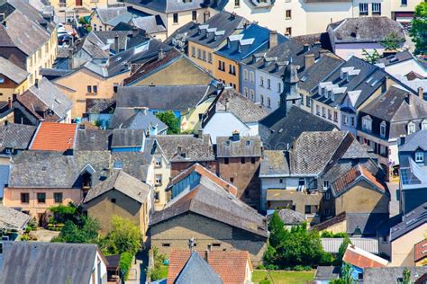 Old European village stock photo. Image of houses, narrow - 56864098