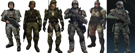 Comparison between every Marine design in all the main Halo games : r/halo