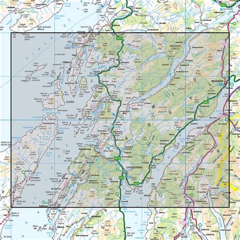 55 Lochgilphead & Loch Awe - OS Mapping – Anquet Maps