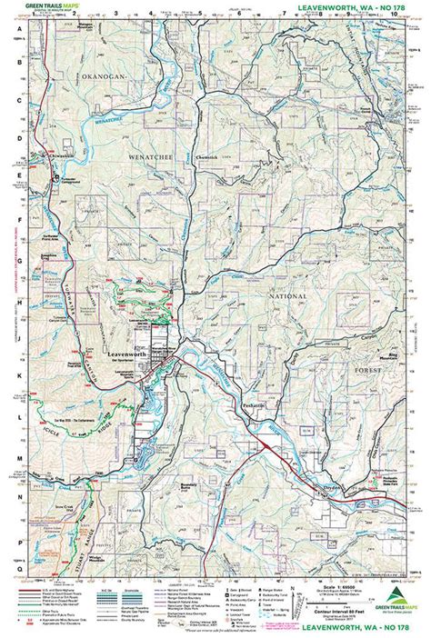 Green Trails Leavenworth Map 178: DiscoverNW.org