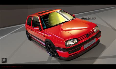 VW Golf MK3 GTI vexel by RibaDesign on DeviantArt