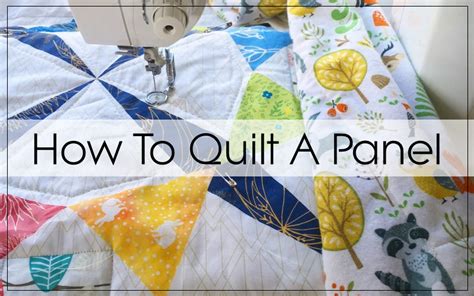 How To Make a Quilt Using a Quilt Panel - Blossom Heart Quilts